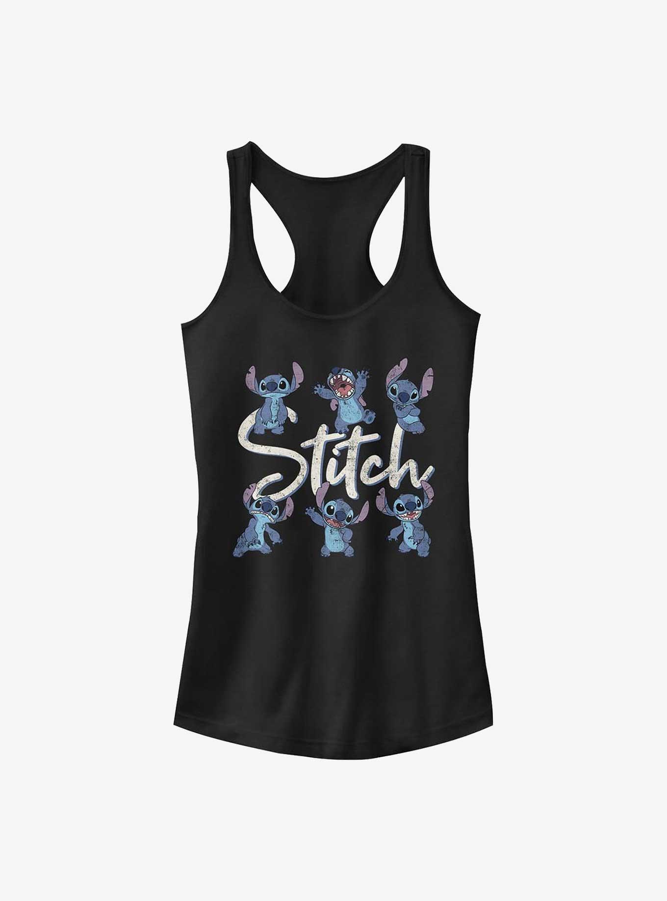 Disney Lilo & Stitch Poses Girls Tank, BLACK, hi-res