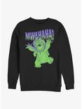 Disney Lilo & Stitch Mwahaha Crew Sweatshirt, BLACK, hi-res