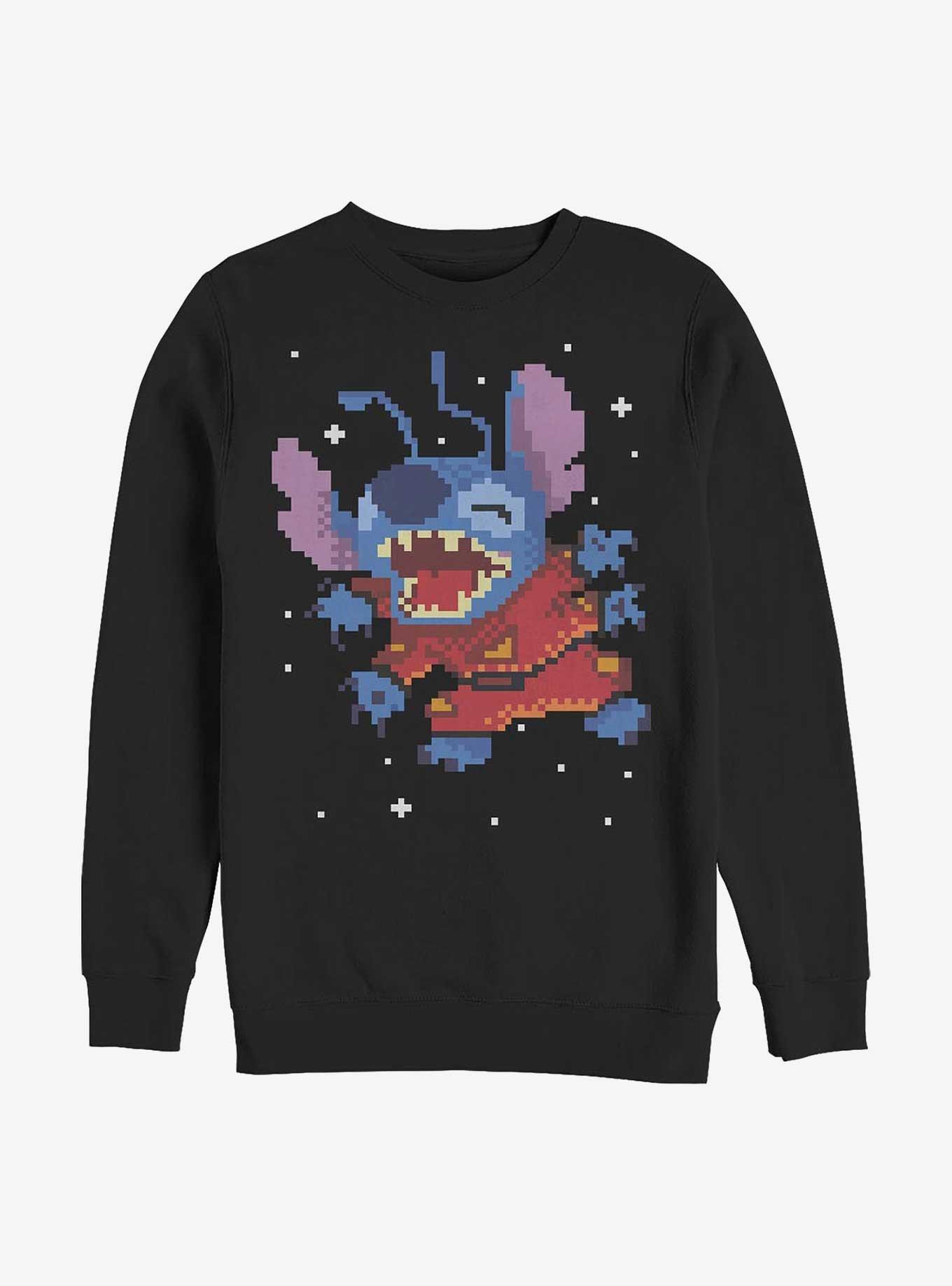 Disney Lilo & Stitch Pixel Crew Sweatshirt, , hi-res