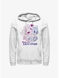 Disney Lilo & Stitch Made For Eachother Hoodie, WHITE, hi-res