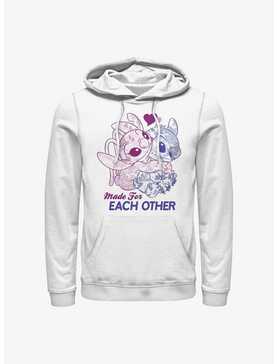 Disney Lilo & Stitch Made For Eachother Hoodie, , hi-res