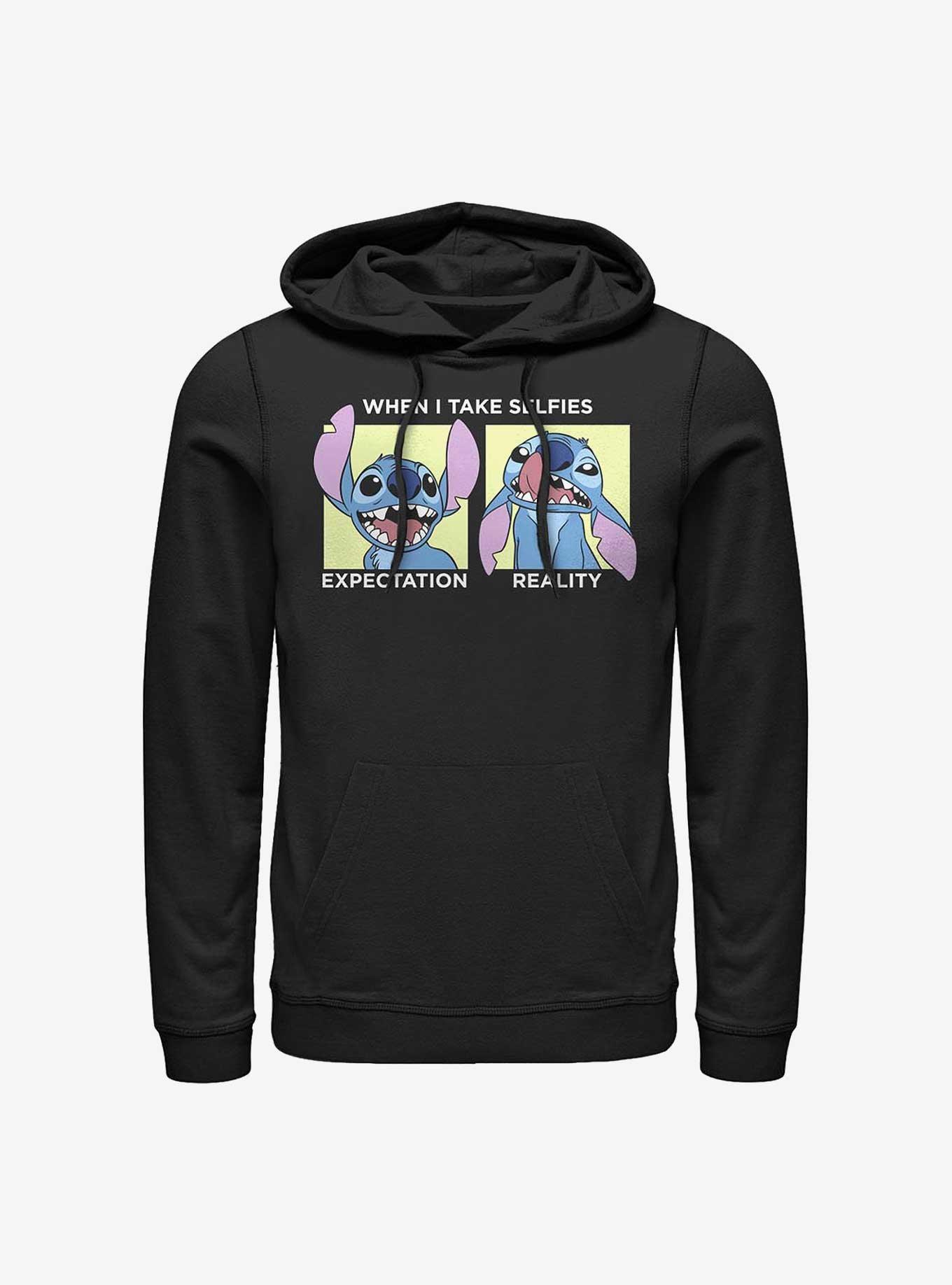 Disney Lilo & Stitch Selfie Hoodie, BLACK, hi-res