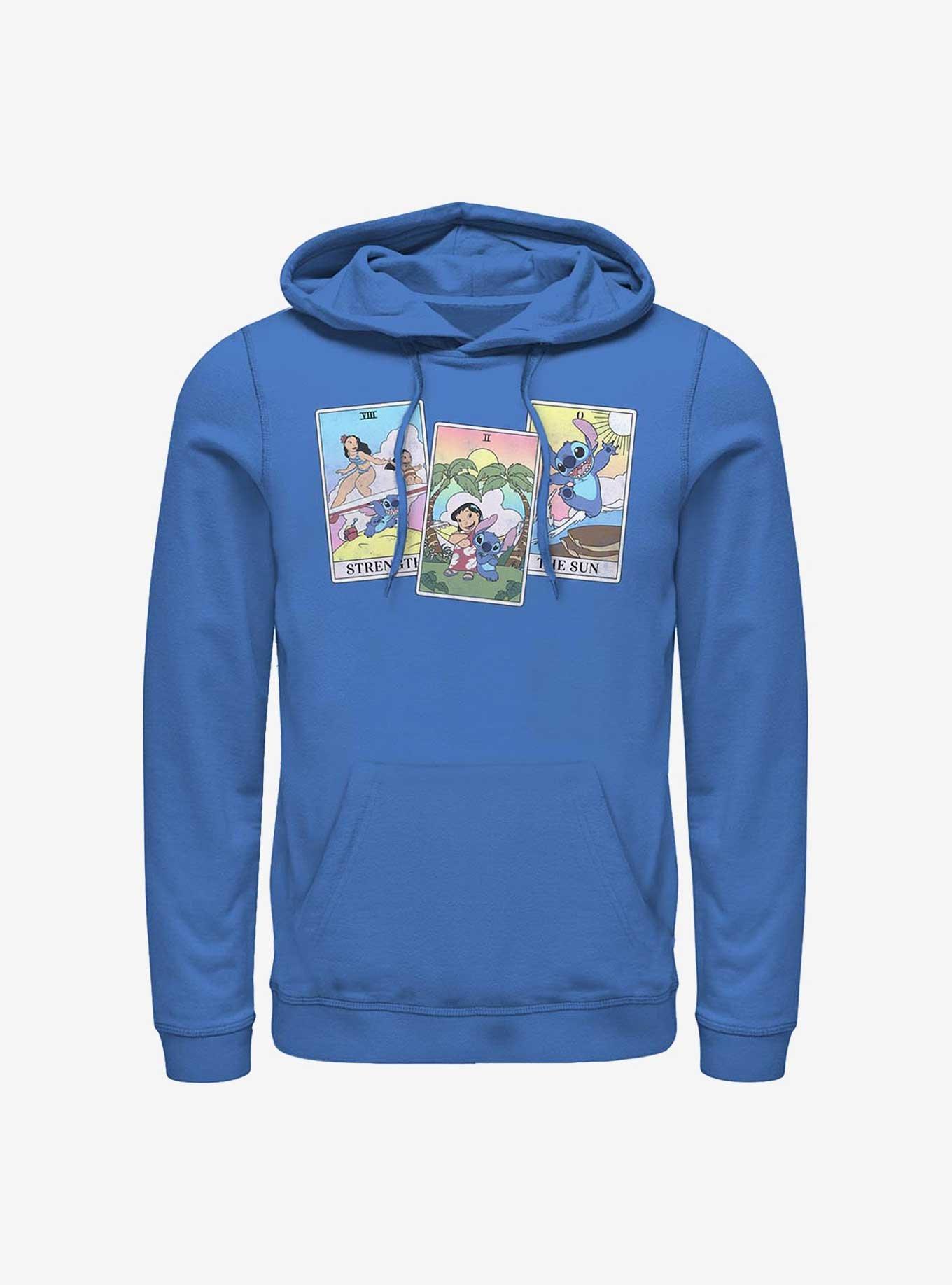 Disney Lilo & Stitch Tarot Cards Hoodie, ROYAL, hi-res