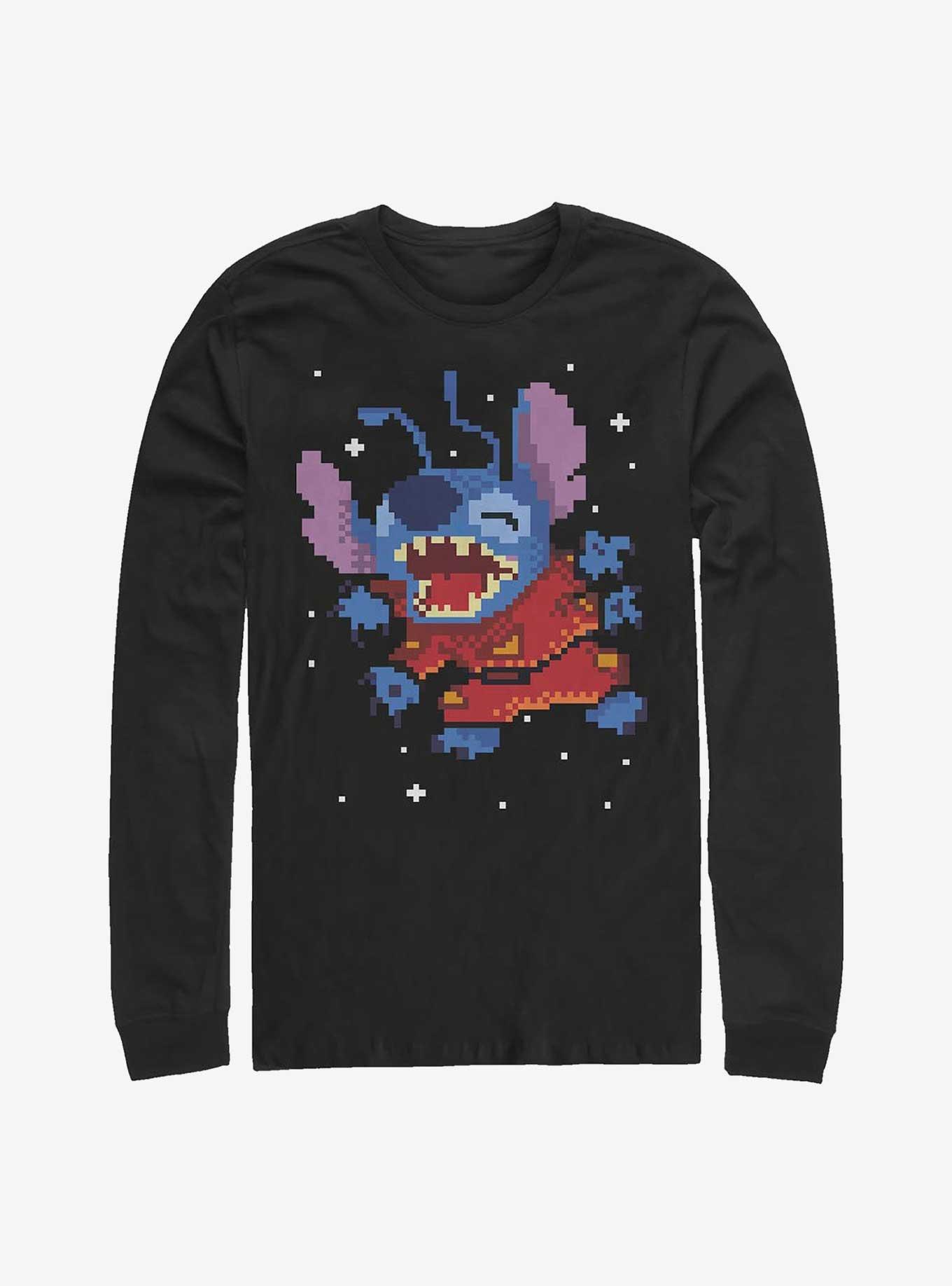 Disney Lilo & Stitch Pixel Long-Sleeve T-Shirt, , hi-res