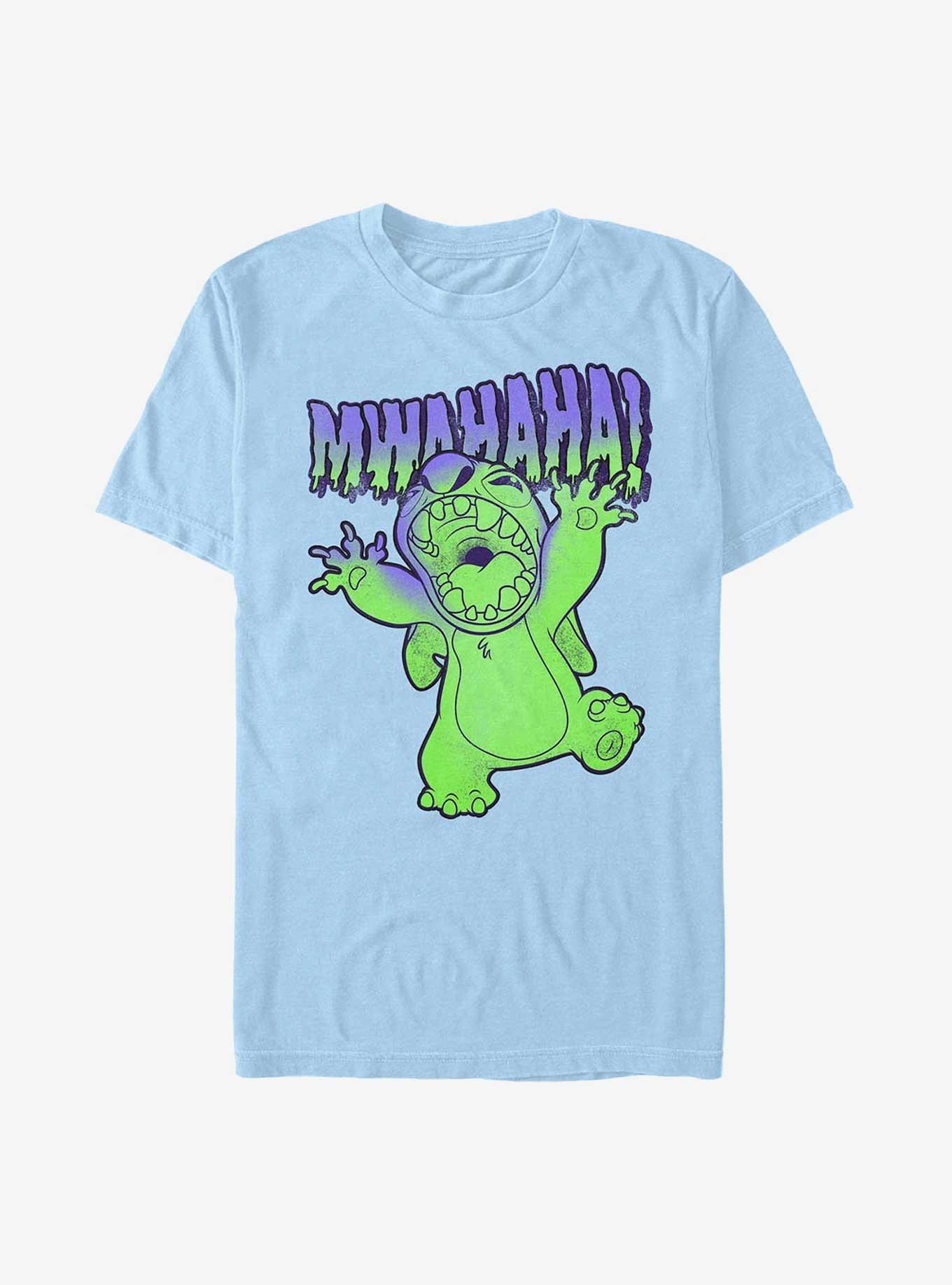 Disney Lilo & Stitch Mwahaha T-Shirt, LT BLUE, hi-res