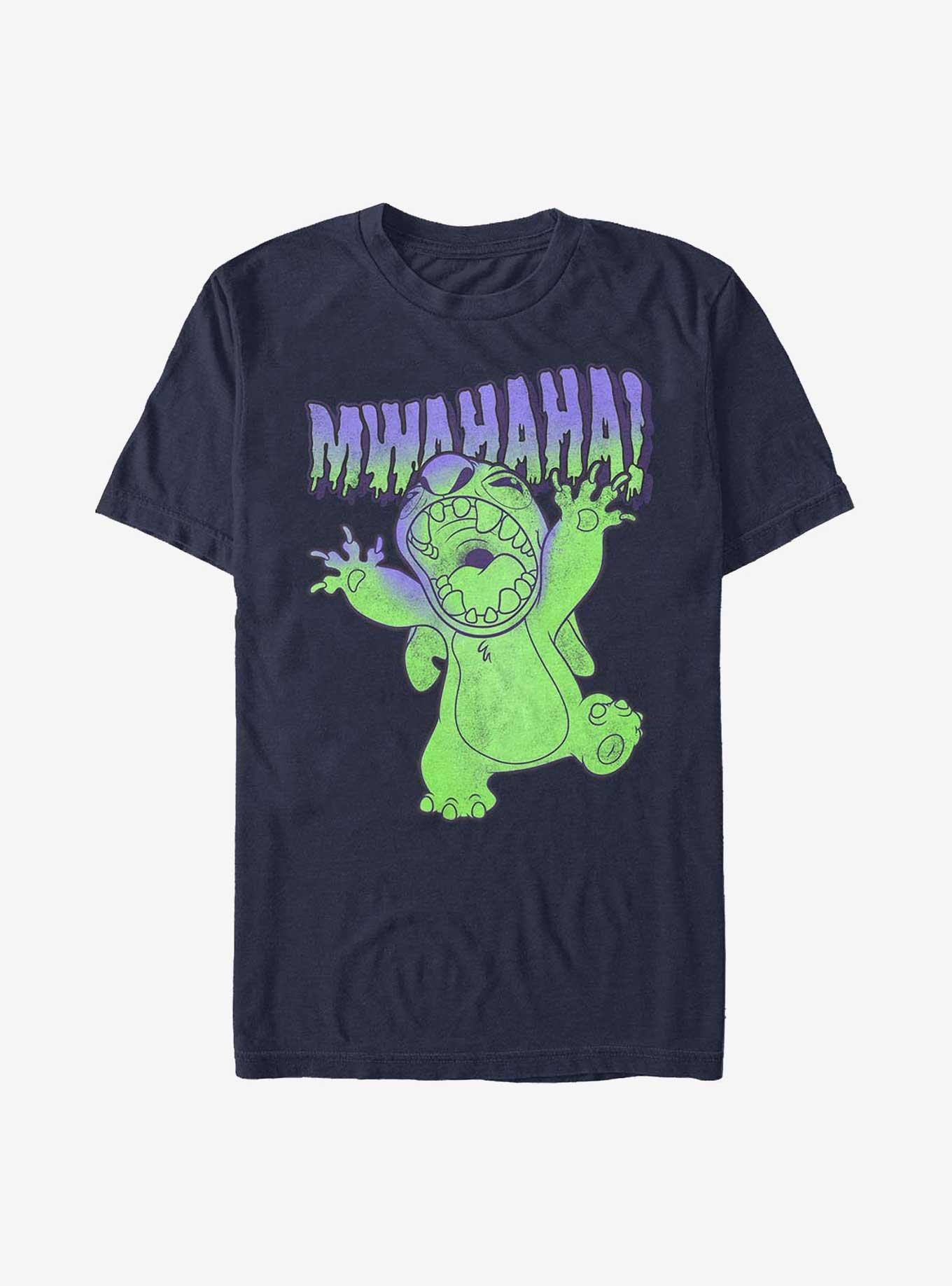 Disney Lilo & Stitch Mwahaha T-Shirt, NAVY, hi-res