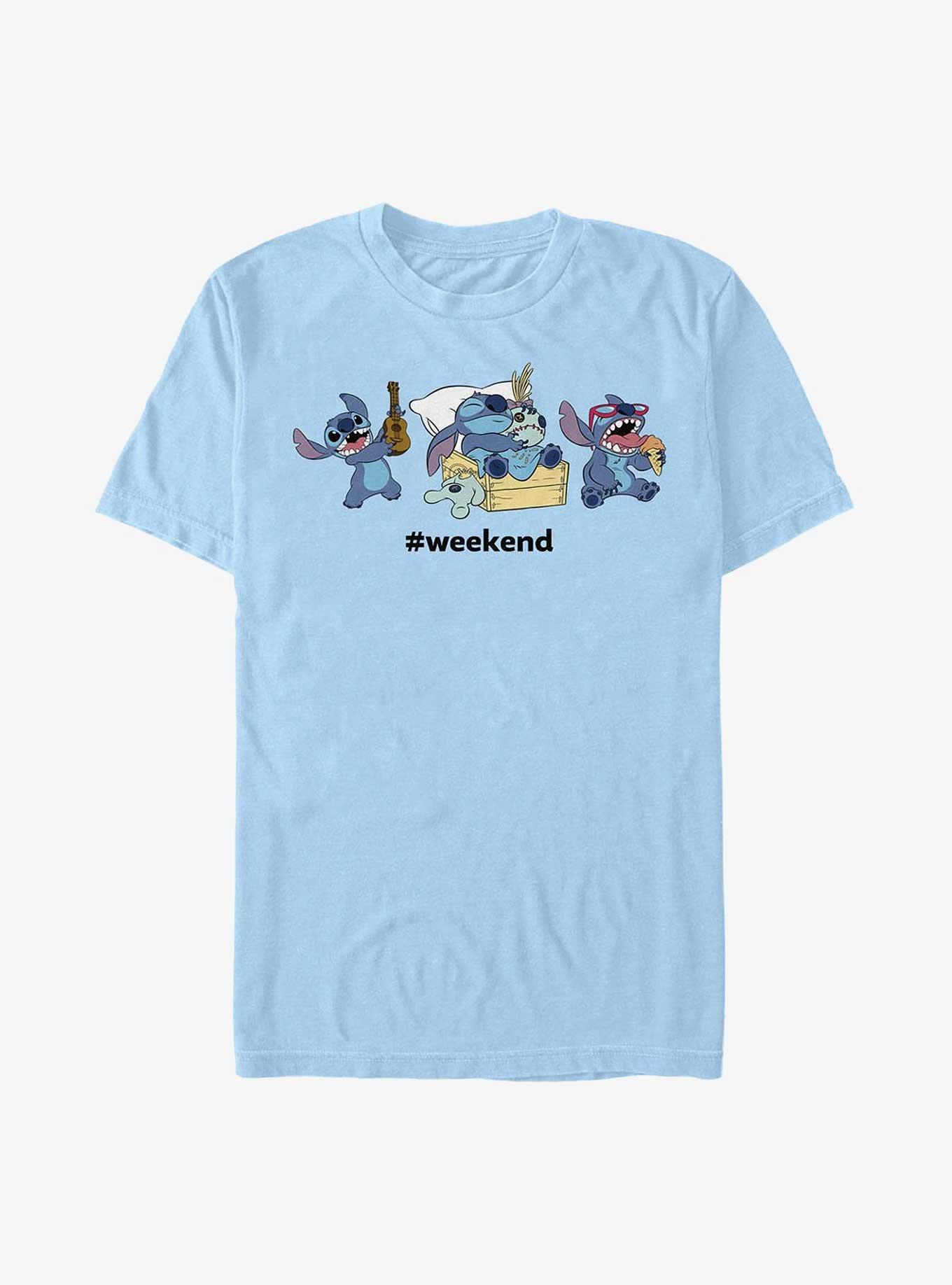 Disney Lilo & Stitch Weekend T-Shirt - BLUE | Hot Topic