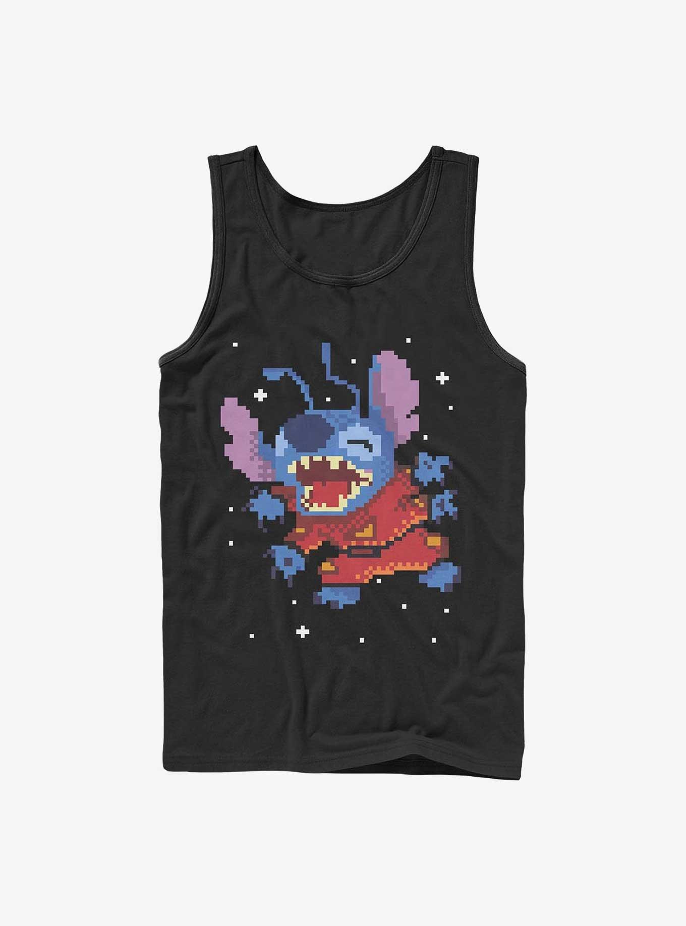 Disney Lilo & Stitch Pixel Tank, BLACK, hi-res