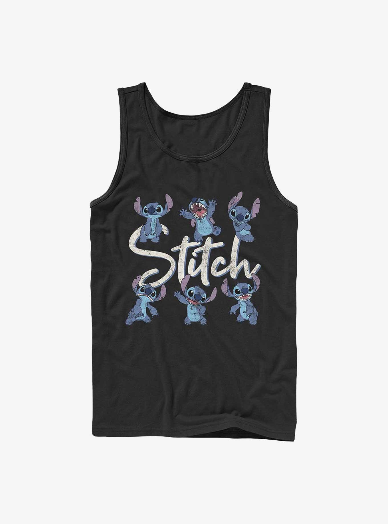 Disney Lilo & Stitch Poses Tank, BLACK, hi-res