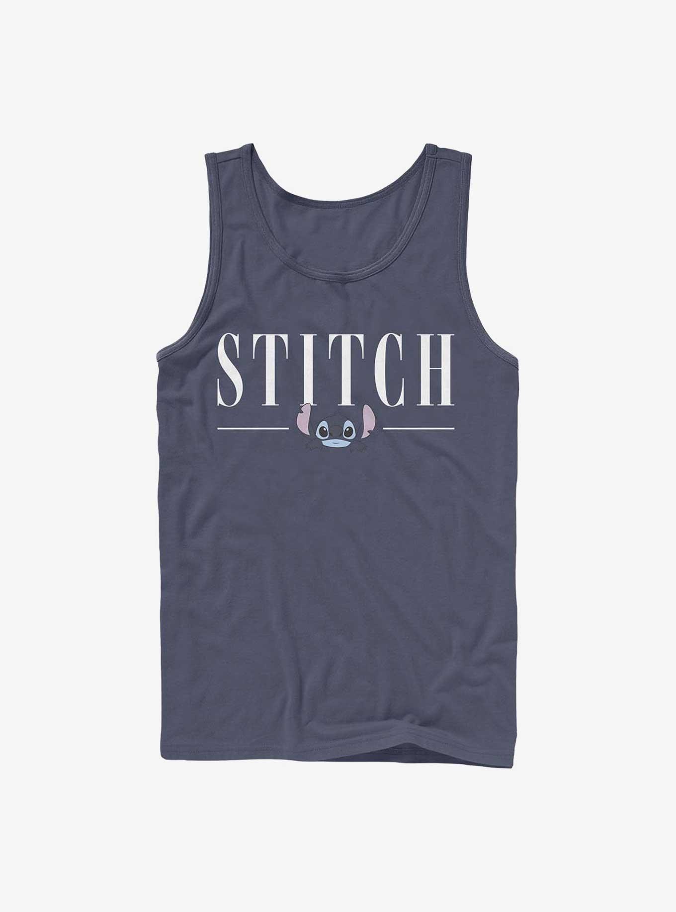 Disney Lilo & Stitch Title Tank, NAVY, hi-res