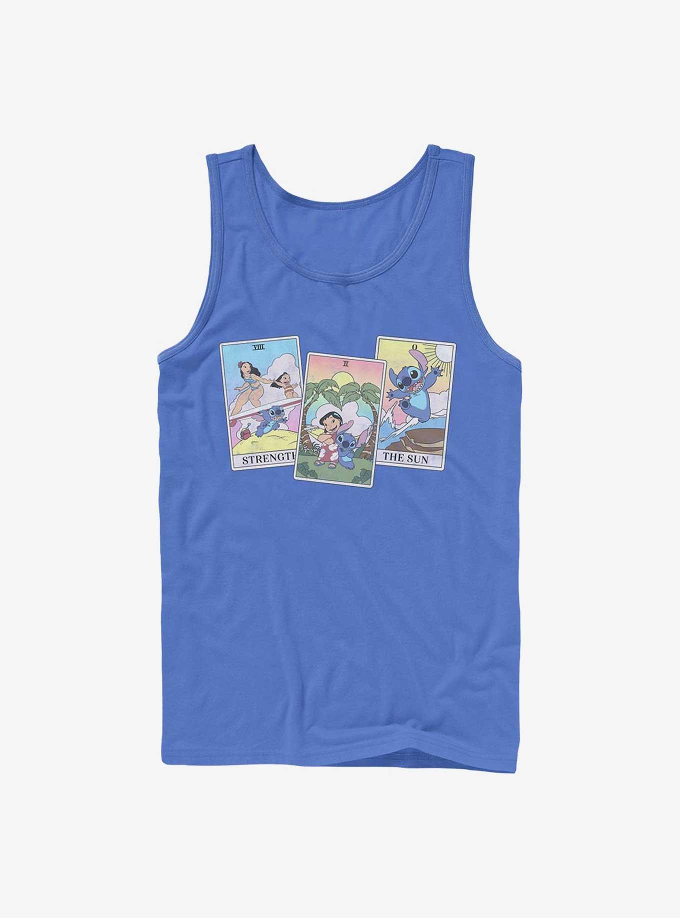 Disney Lilo & Stitch Tarot Cards Tank, ROYAL, hi-res