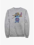 Disney Lilo & Stitch Howdy Stitch Crew Sweatshirt, ATH HTR, hi-res