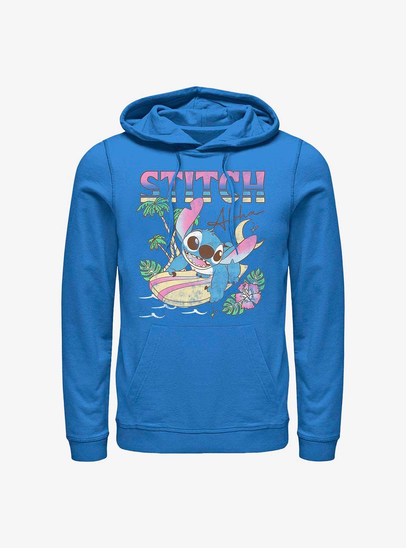 Disney Lilo & Stitch Aloha Stitch Hoodie, ROYAL, hi-res