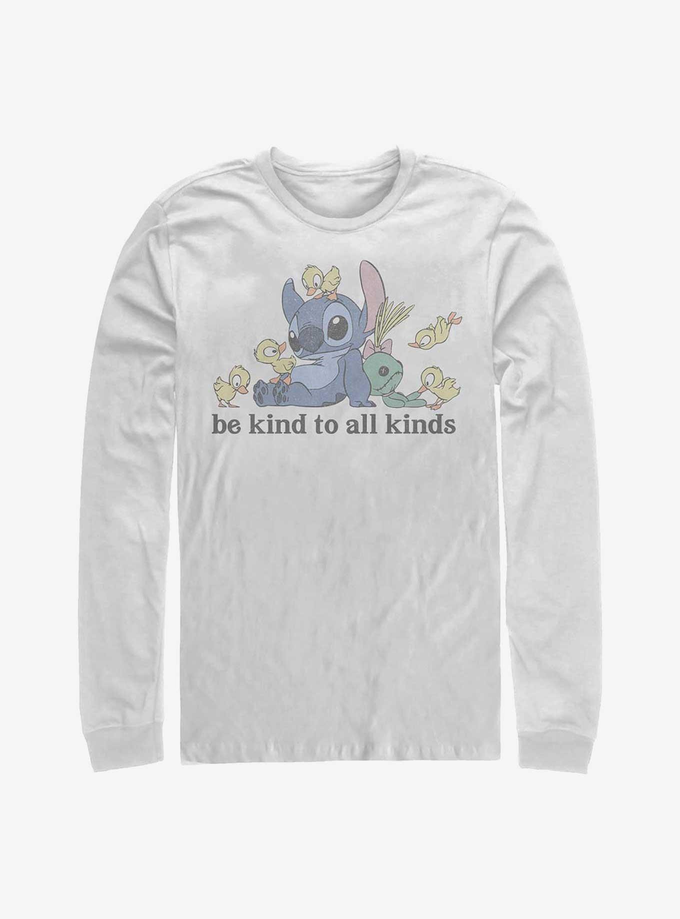Disney Lilo & Stitch Be Kind To All Kinds Long-Sleeve T-Shirt, , hi-res