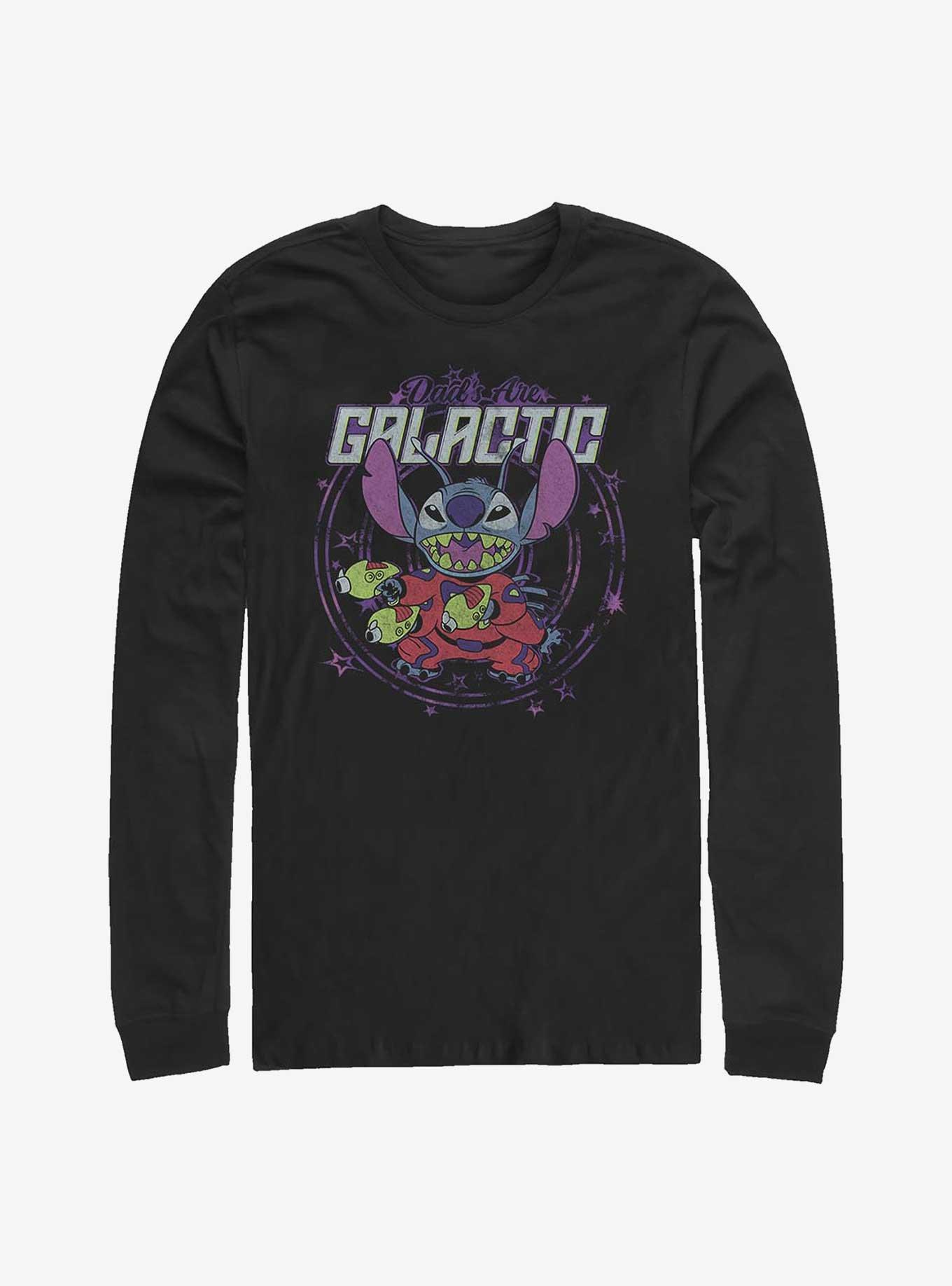 Disney Lilo & Stitch Dad's Are Galactic Long-Sleeve T-Shirt, , hi-res