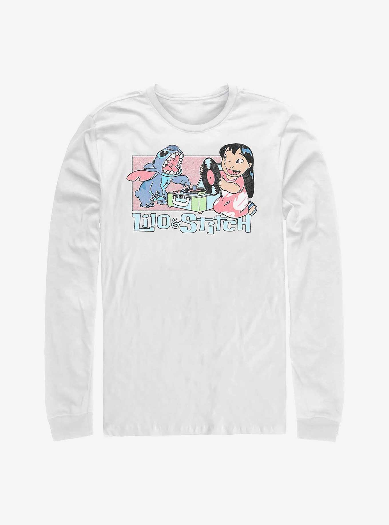 Disney Lilo & Stitch Duo Records Long-Sleeve T-Shirt, , hi-res