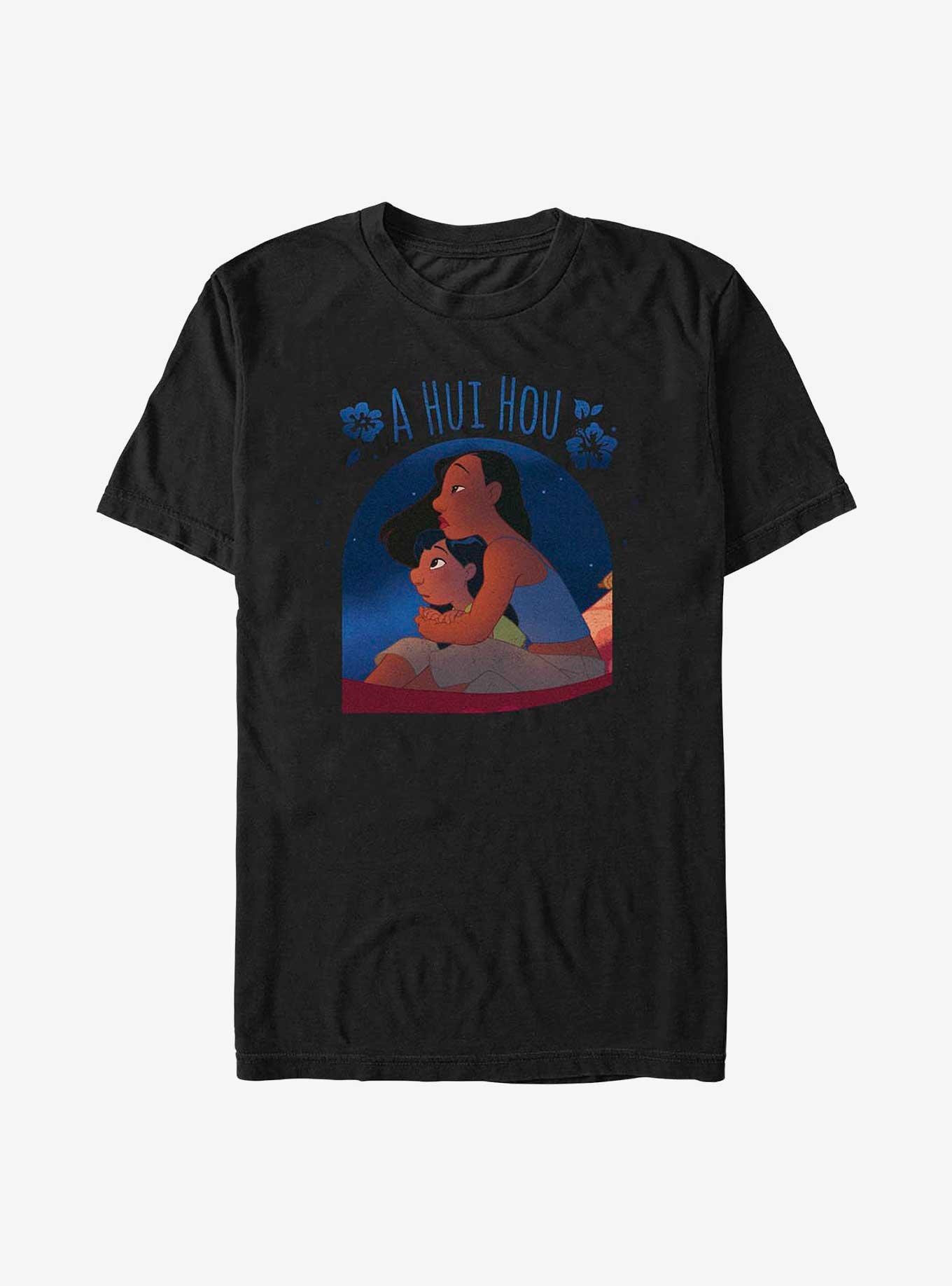 Disney Lilo & Stitch A Hui Hou T-Shirt - BLACK | Hot Topic