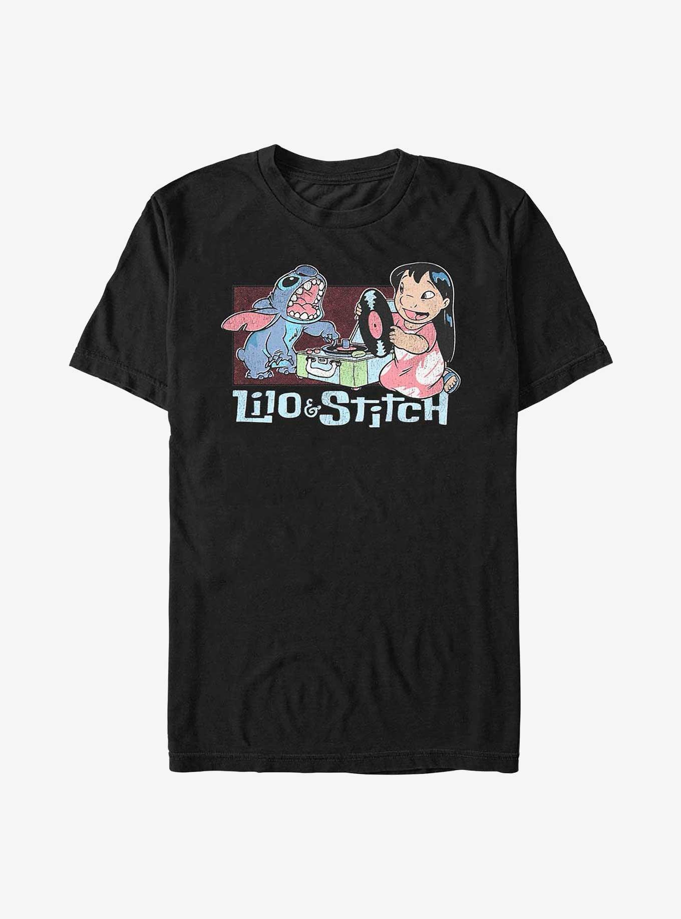 Disney Lilo & Stitch Duo Records T-Shirt