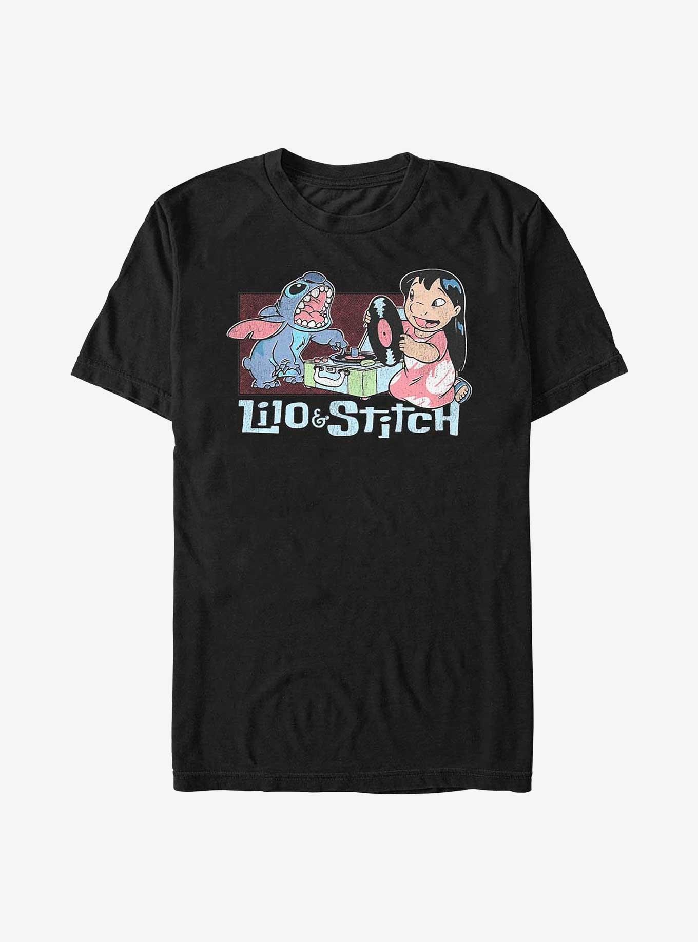 Disney Lilo & Stitch Duo Records T-Shirt, , hi-res