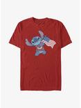 Disney Lilo & Stitch Tropic Stitch Flag T-Shirt, RED, hi-res