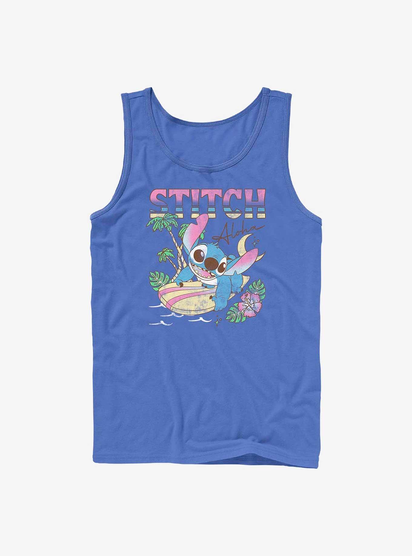 Disney Lilo & Stitch Aloha Stitch Tank, ROYAL, hi-res