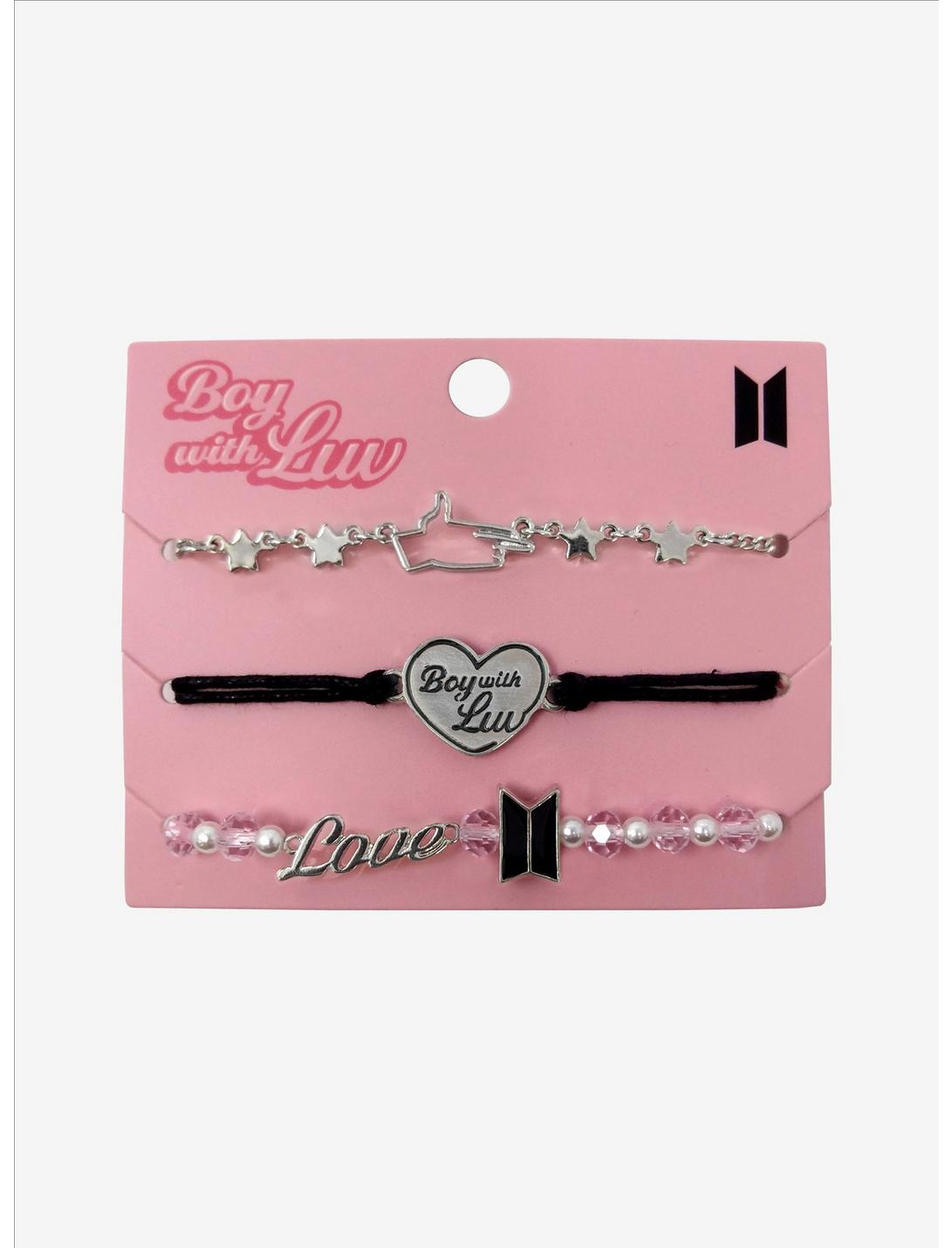 BTS Boy With Luv Assorted Bracelet Set, , hi-res