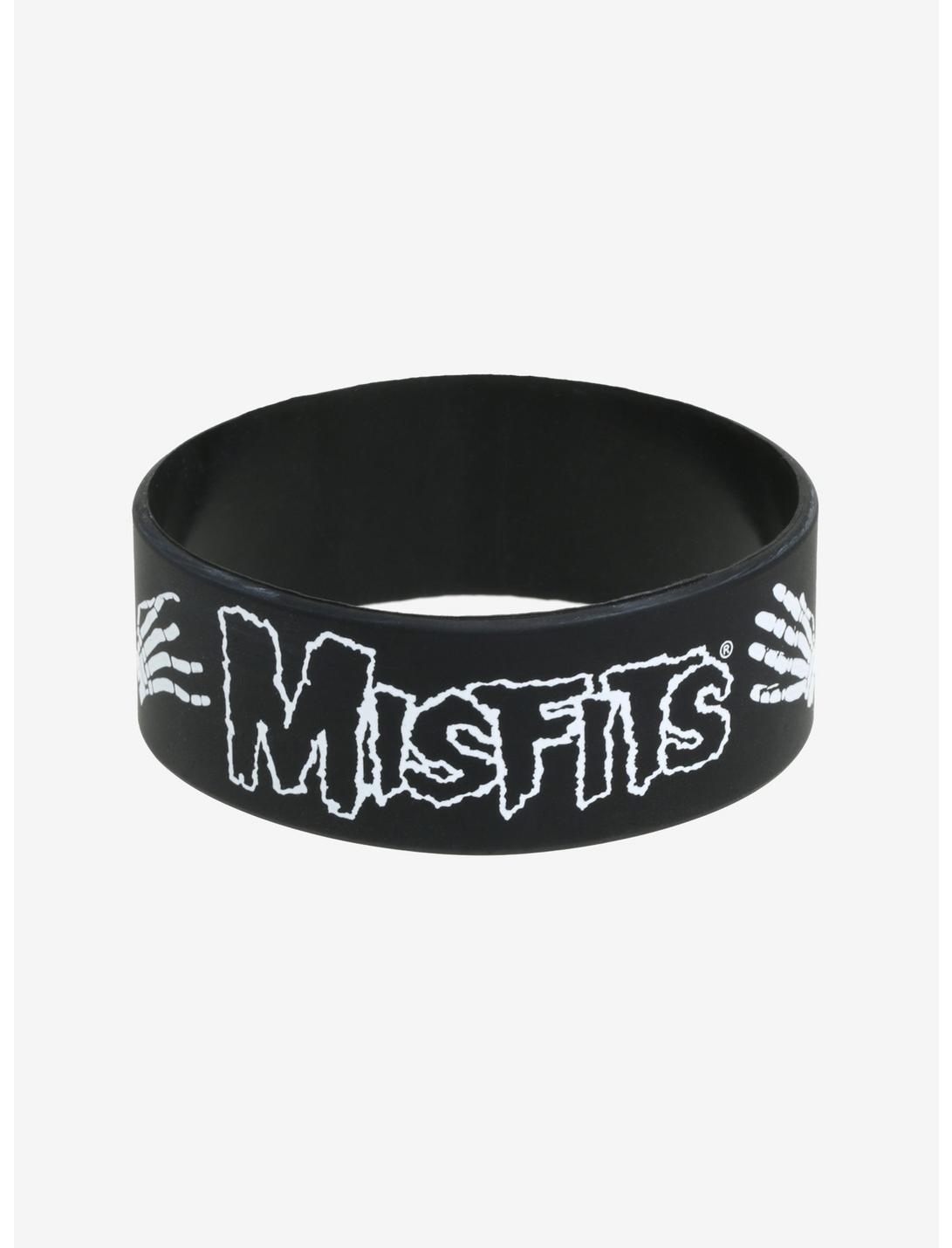 Misfits Logo Rubber Bracelet, , hi-res