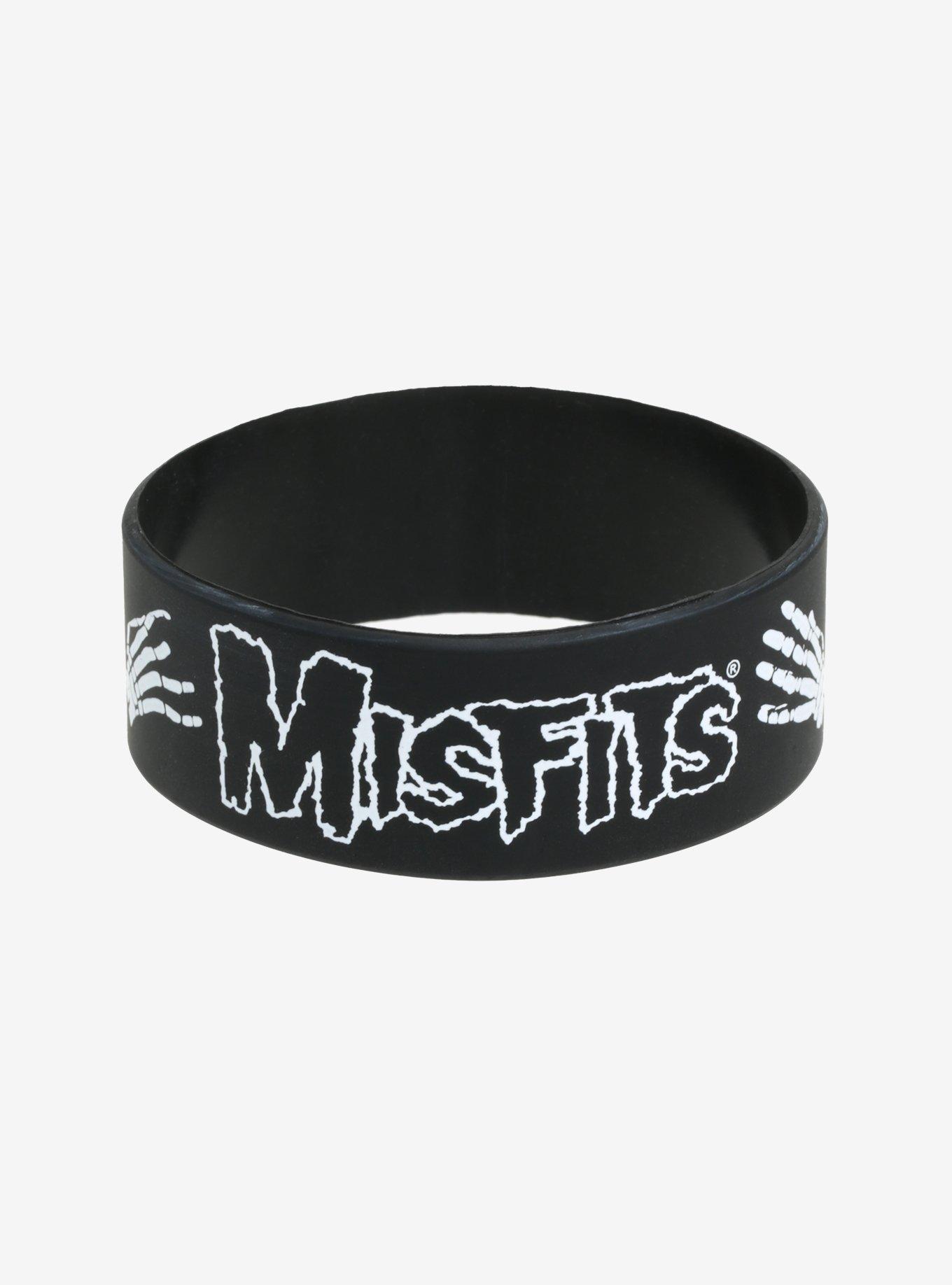 Misfits Logo Rubber Bracelet, , hi-res
