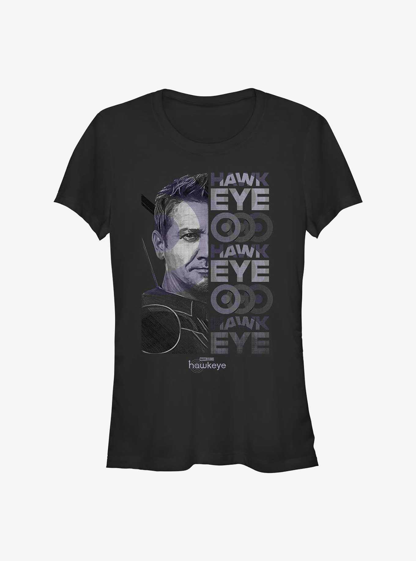 Marvel Hawkeye Half Face Girls T-Shirt, , hi-res