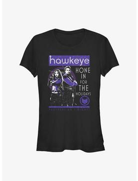 Marvel Hawkeye Hone In For The Holidays Girls T-Shirt, , hi-res
