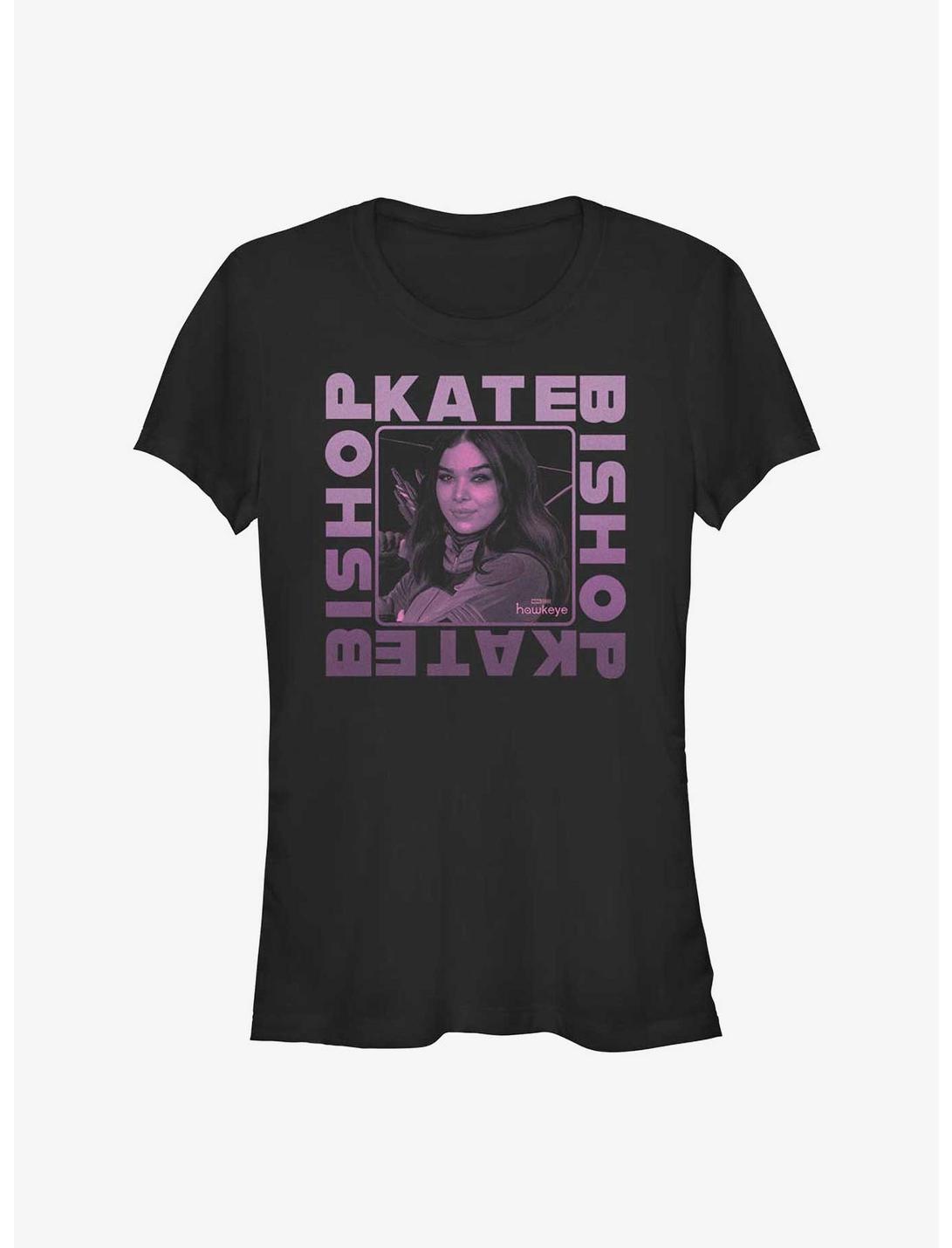 Marvel Hawkeye Kate Bishop Frame Girls T-Shirt, BLACK, hi-res