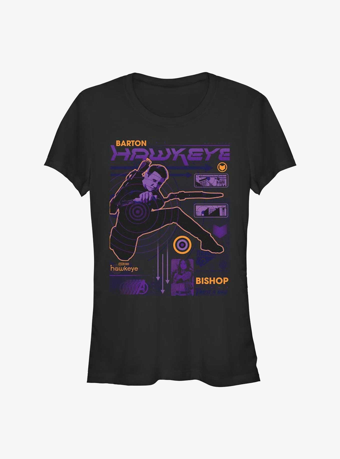 Marvel Hawkeye Trust Barton And Bishop Girls T-Shirt