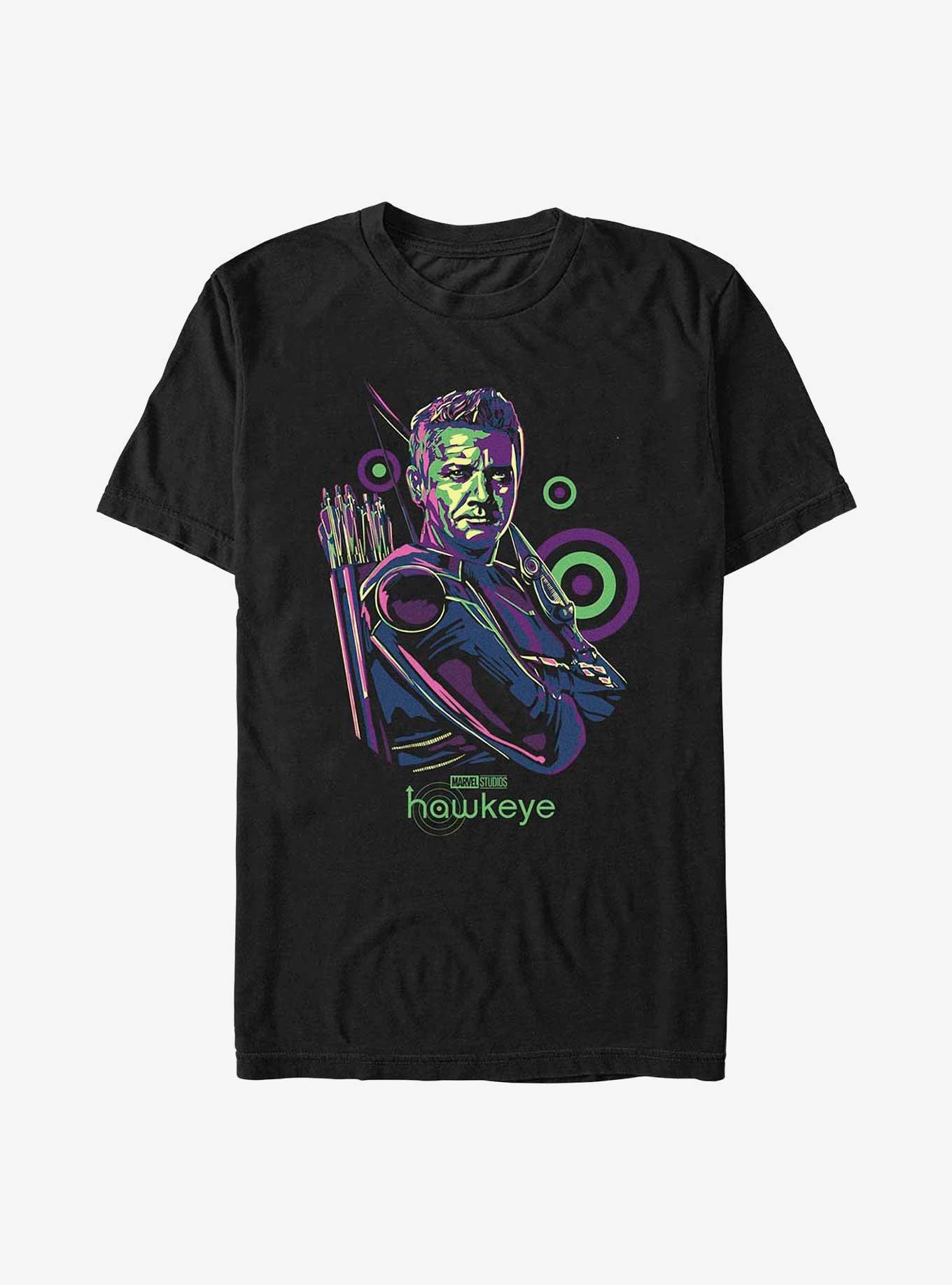 Marvel Hawkeye Colorful Hawkeye T-Shirt, BLACK, hi-res