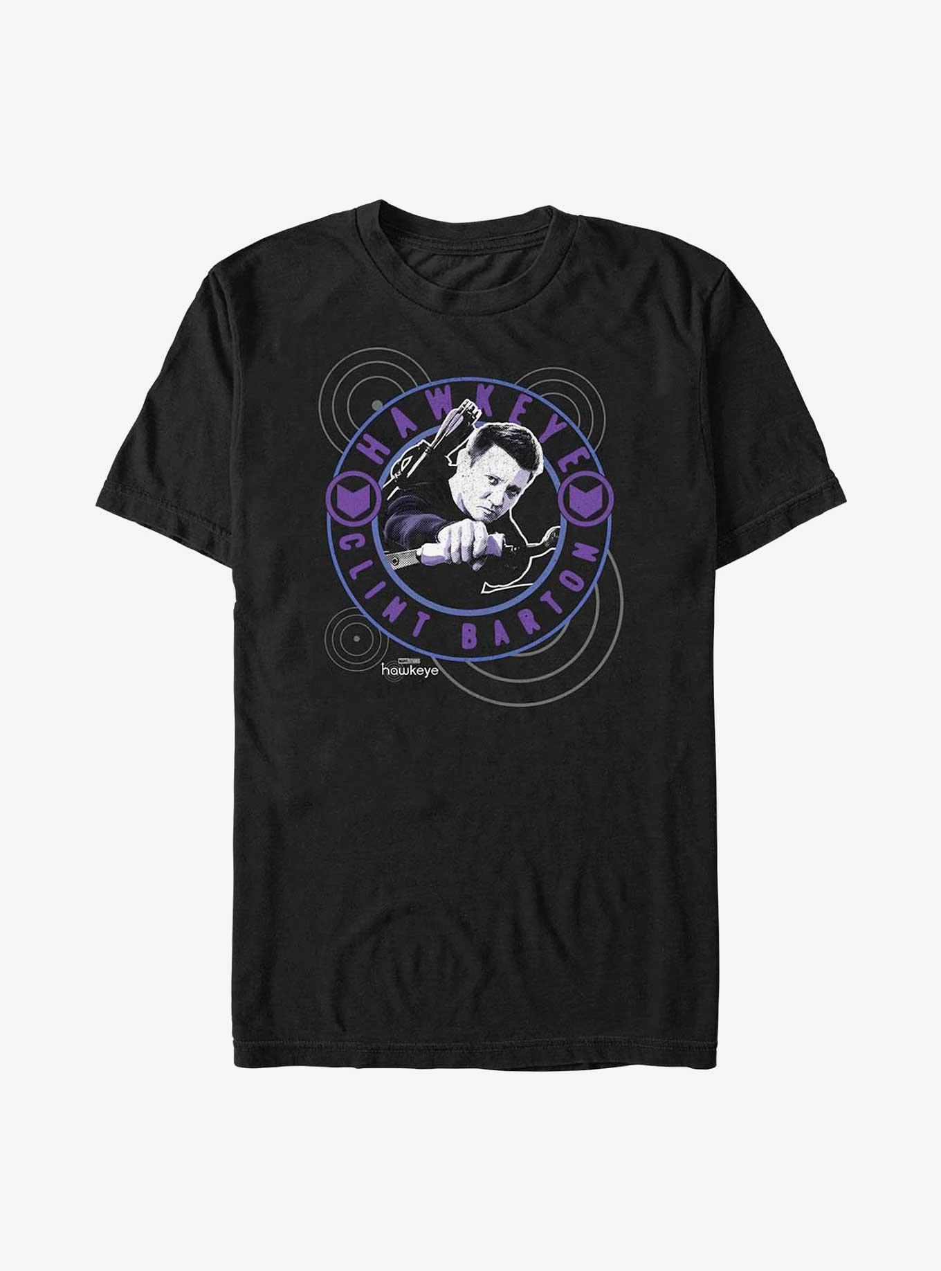 Marvel Hawkeye Clint Barton Stamp T-Shirt, , hi-res