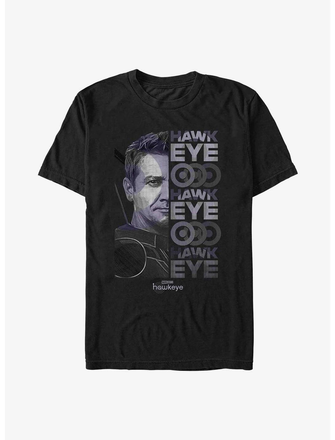 Marvel Hawkeye Half Face T-Shirt, BLACK, hi-res