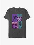 Marvel Hawkeye Icon Boxes T-Shirt, CHARCOAL, hi-res