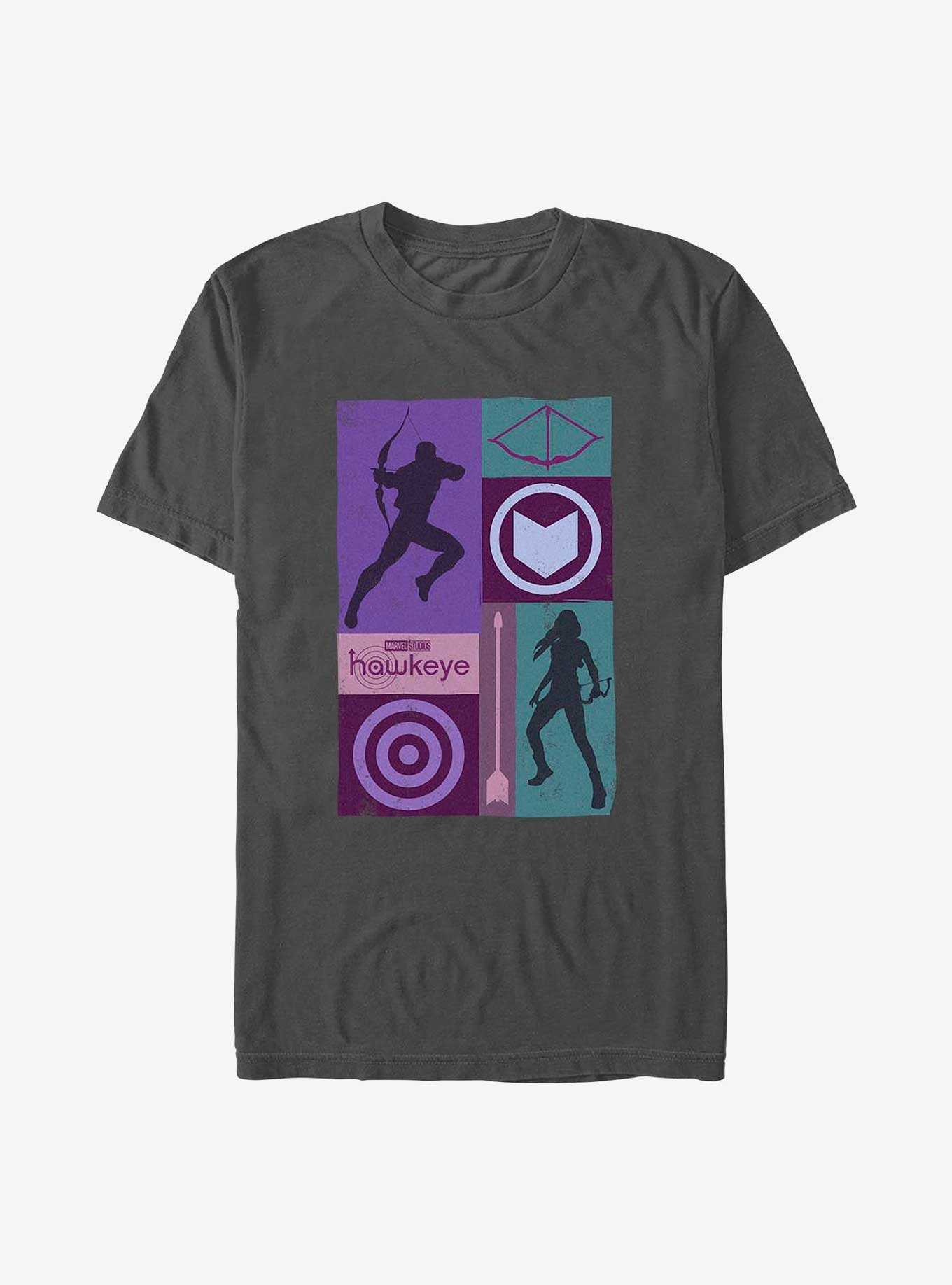 Marvel Hawkeye Icon Boxes T-Shirt, CHARCOAL, hi-res