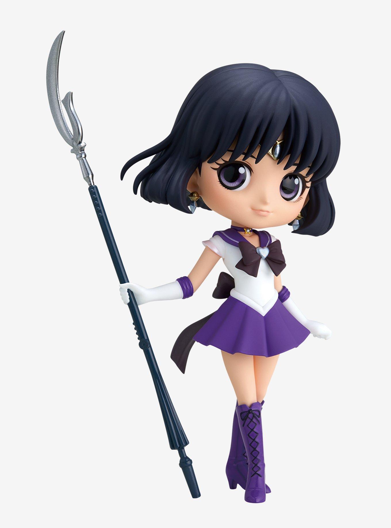 Banpresto Sailor Moon Eternal Q Posket Super Sailor Saturn (Ver. A) Figure, , hi-res