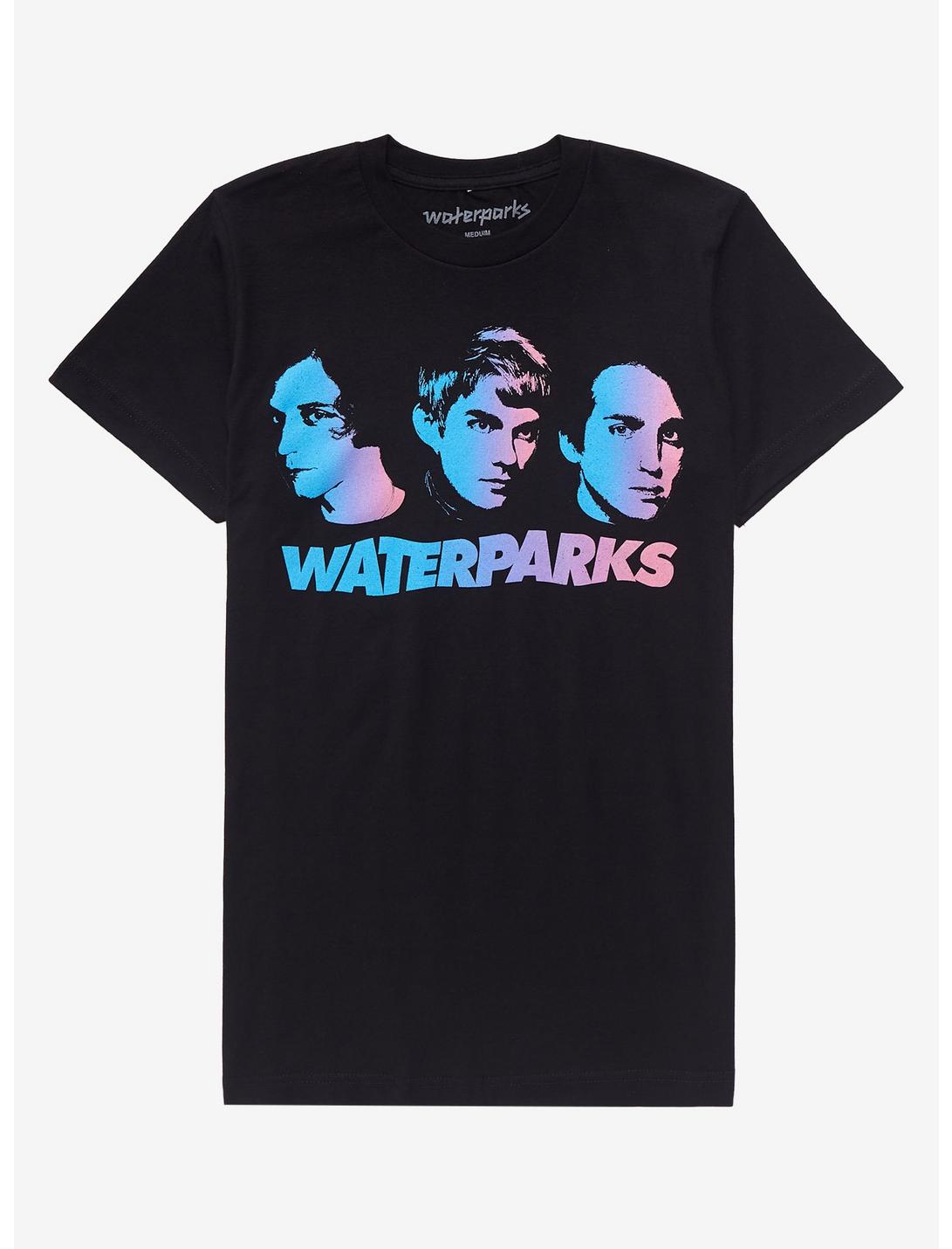 Waterparks Gradient Group Girls T-Shirt, BLACK, hi-res