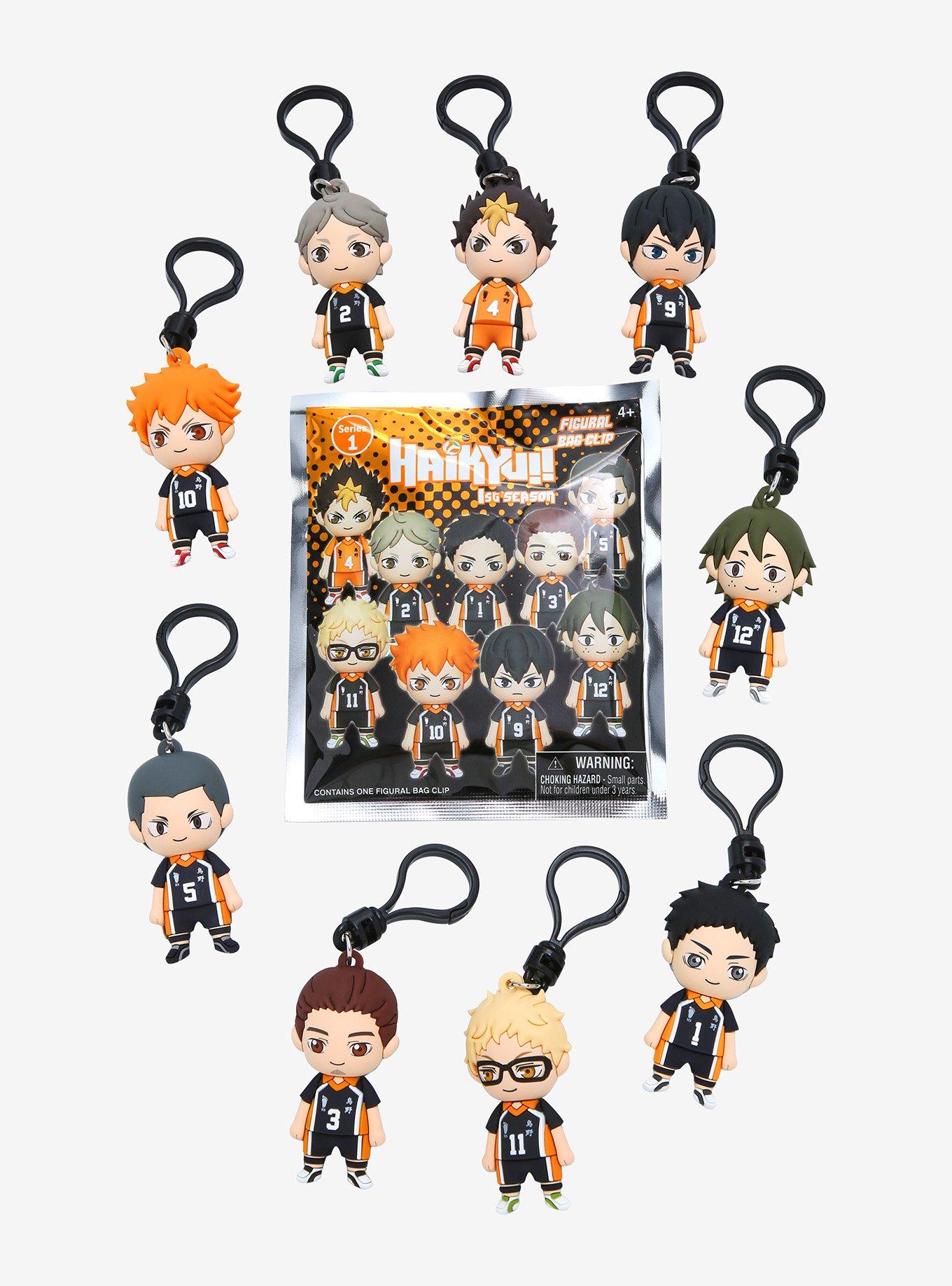 Haikyu!! Series 1 Karasuno High Crows Blind Bag Figural Bag Clip, , hi-res