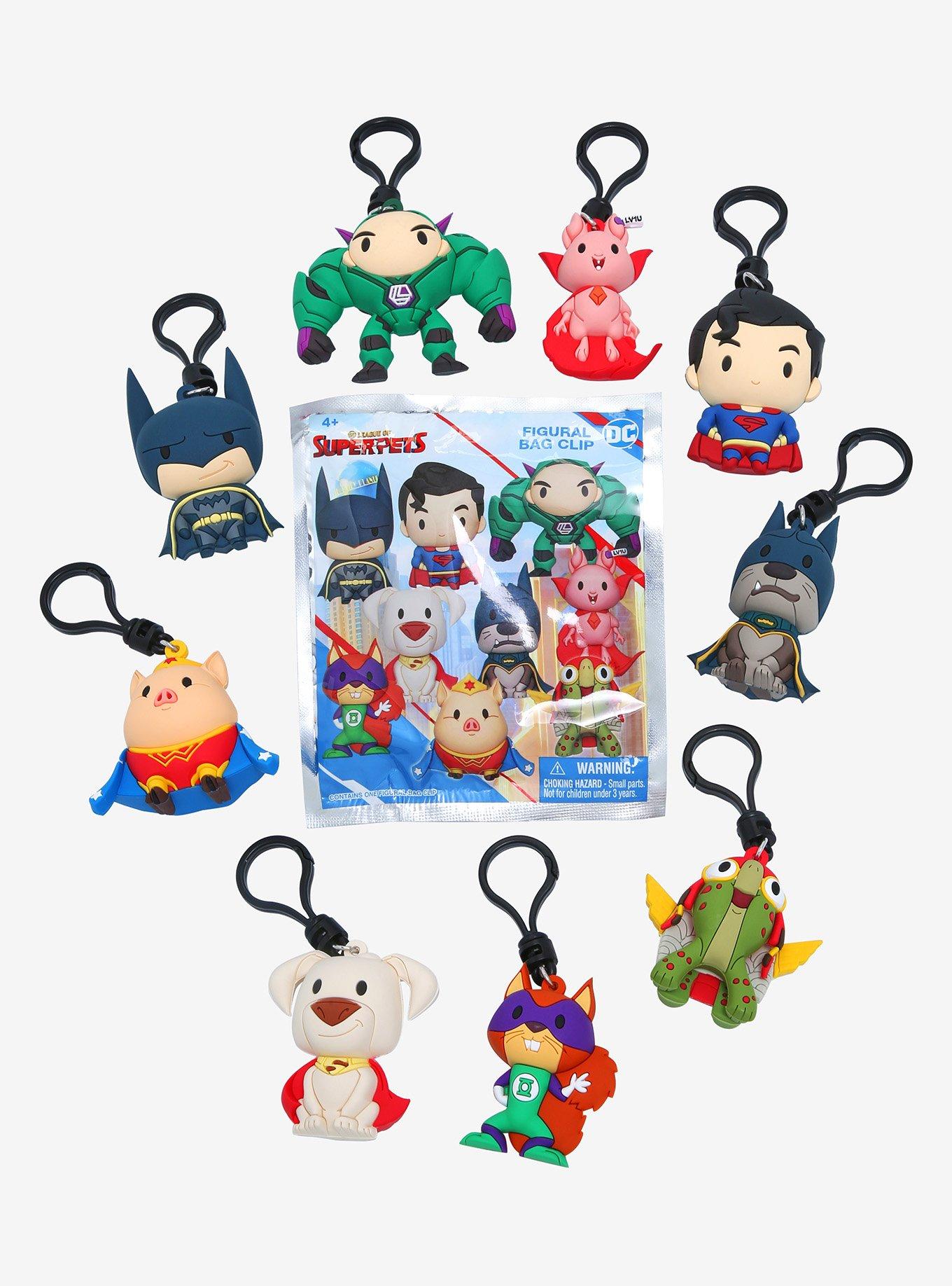 DC Comics League of Super-Pets Blind Bag Figural Bag Clip, , hi-res
