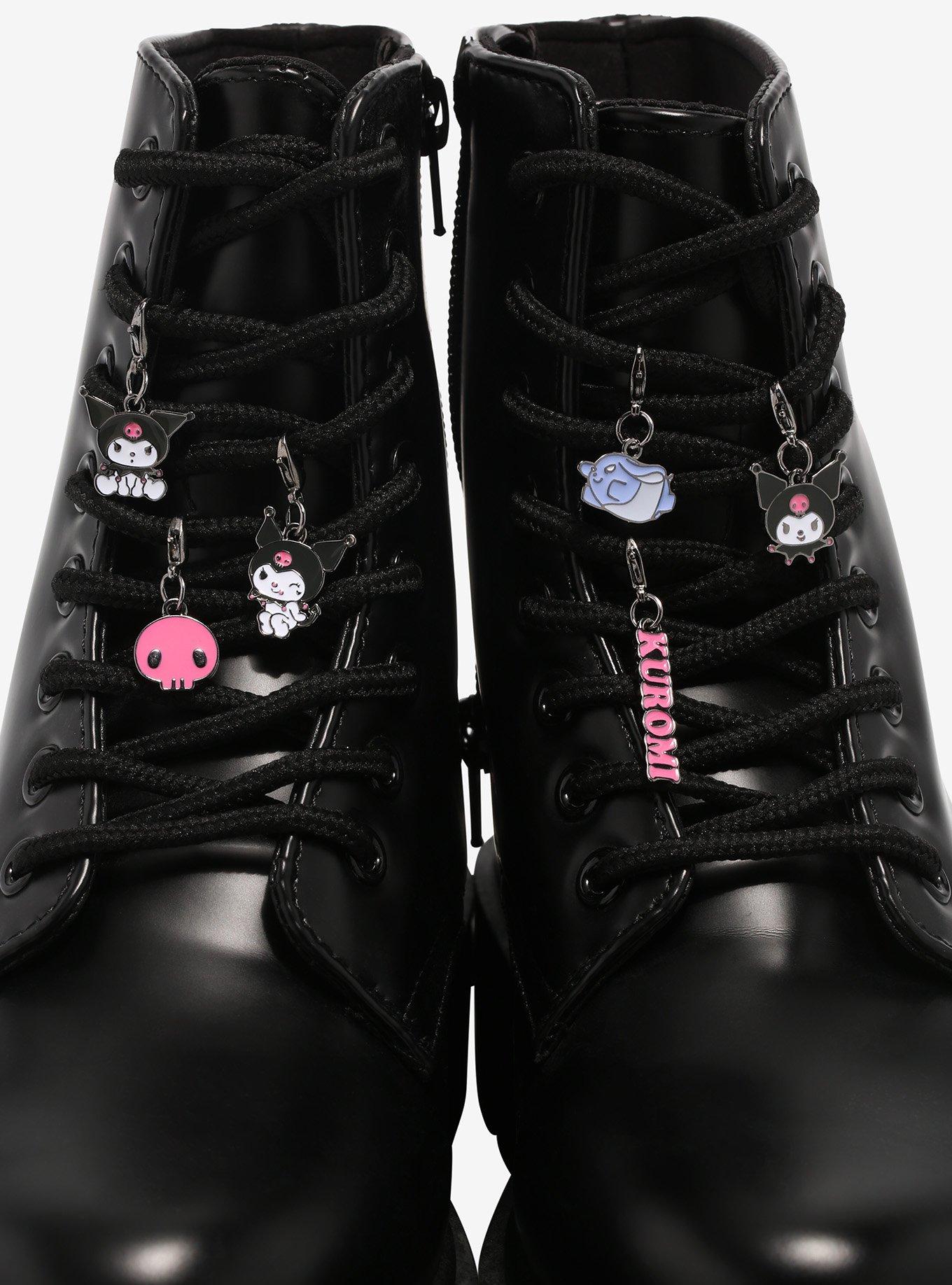 Kuromi Shoe Hang Charm Set, , hi-res