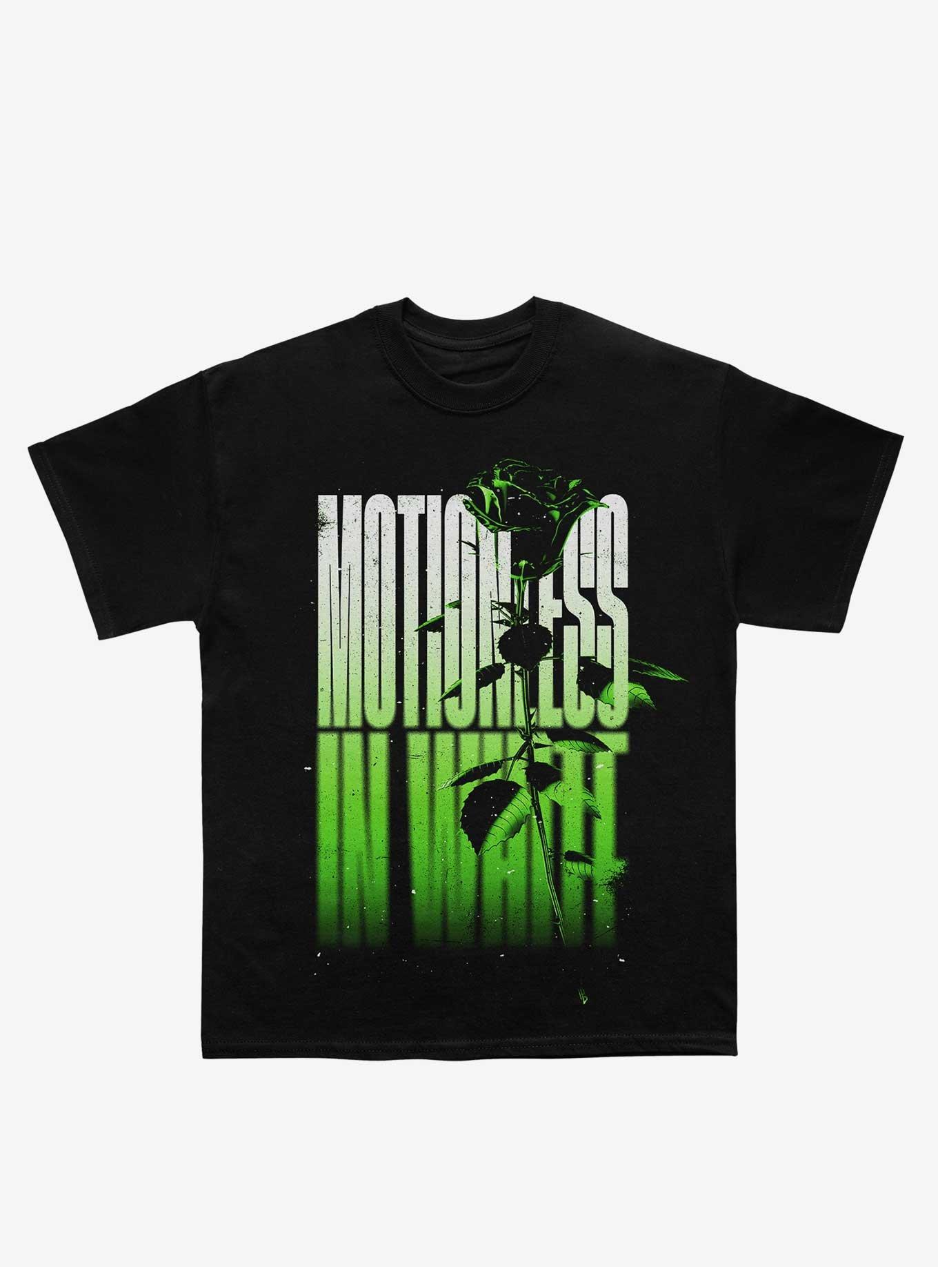 Motionless In White Neon Rose Girls T-Shirt, BLACK, hi-res
