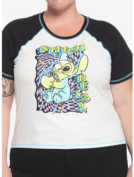 Her Universe Disney Lilo & Stitch Warped Girls Raglan Baby T-Shirt Plus Size, , hi-res