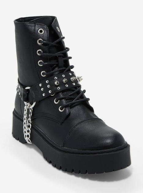 Nikkie high branded lace on sale boots