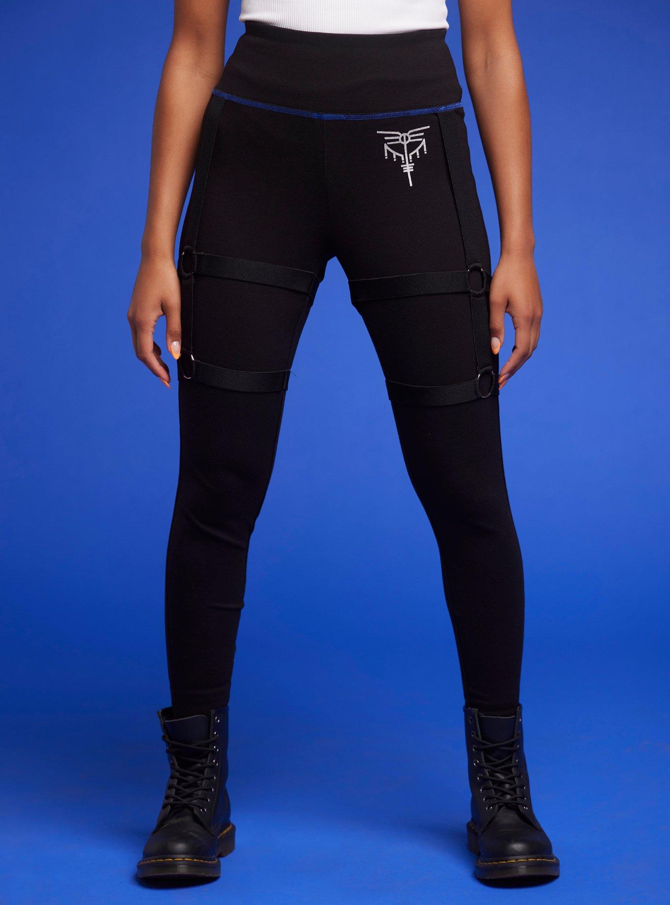 Her Universe Marvel Thor: Love And Thunder Valkyrie Cosplay Leggings, BLACK, hi-res