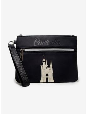 Disney Cinderella Castle Emblem Double Pocket Wristlet, , hi-res