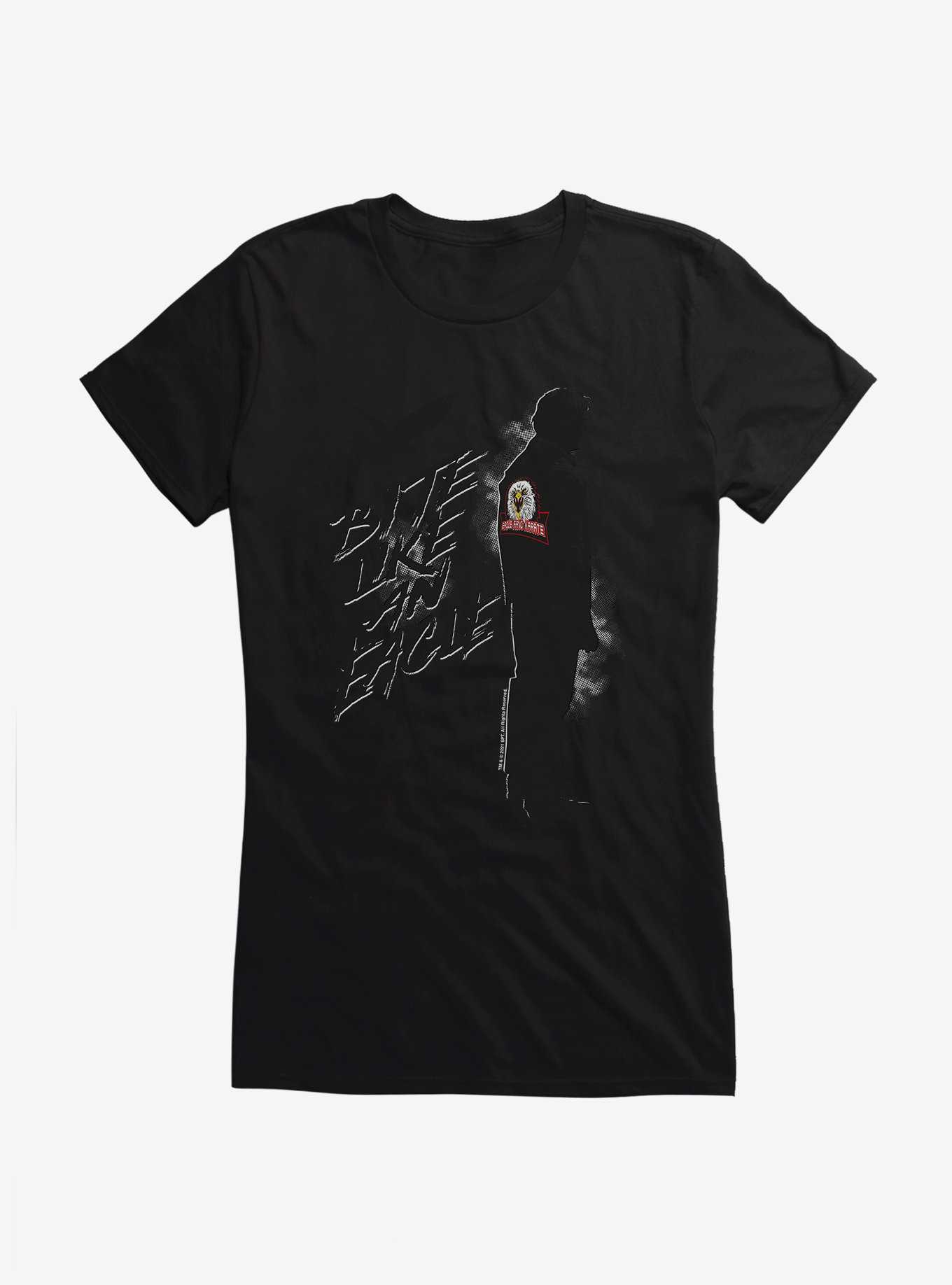 Cobra Kai Bite Like An Eagle Girls T-Shirt, BLACK, hi-res