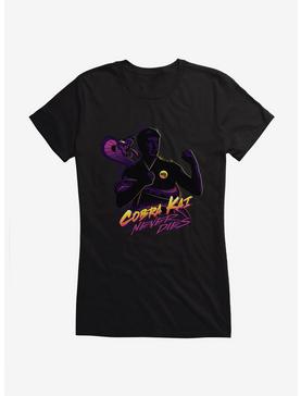 Cobra Kai Never Dies Fist Girls T-Shirt, BLACK, hi-res