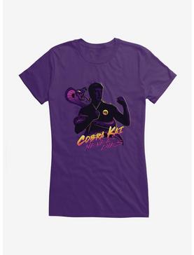 Cobra Kai Never Dies Fist Girls T-Shirt, PURPLE, hi-res